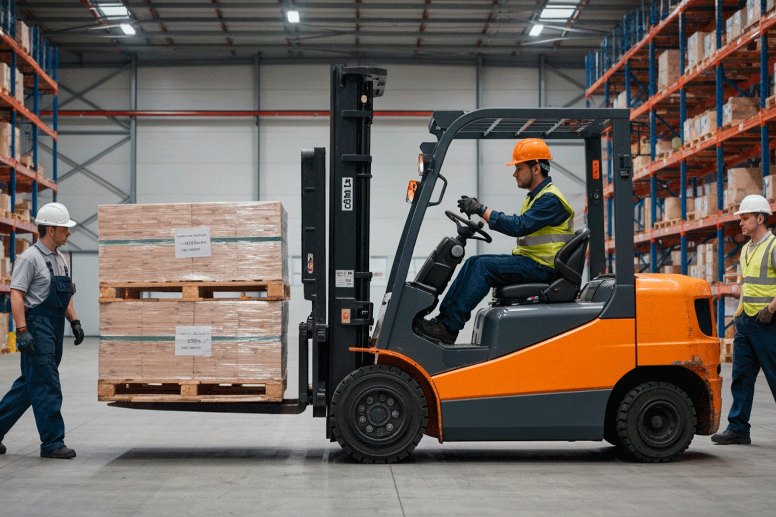 El impacto de un montacargas en la cadena de suministro completa