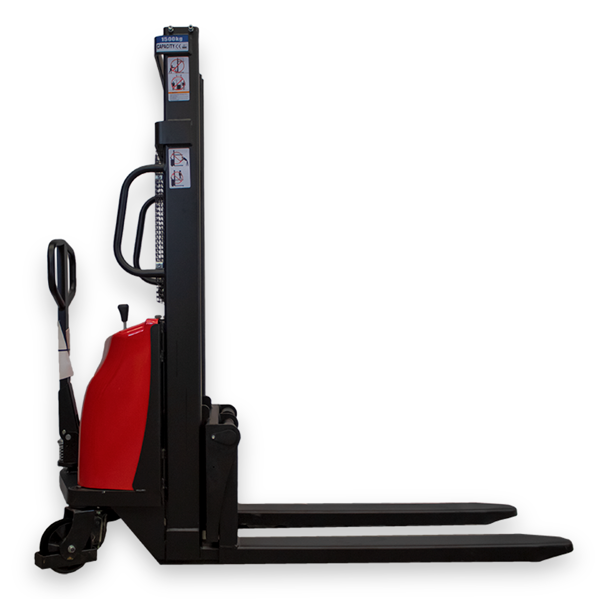 Apilador semielectrico con capacidad de 1.5 Ton