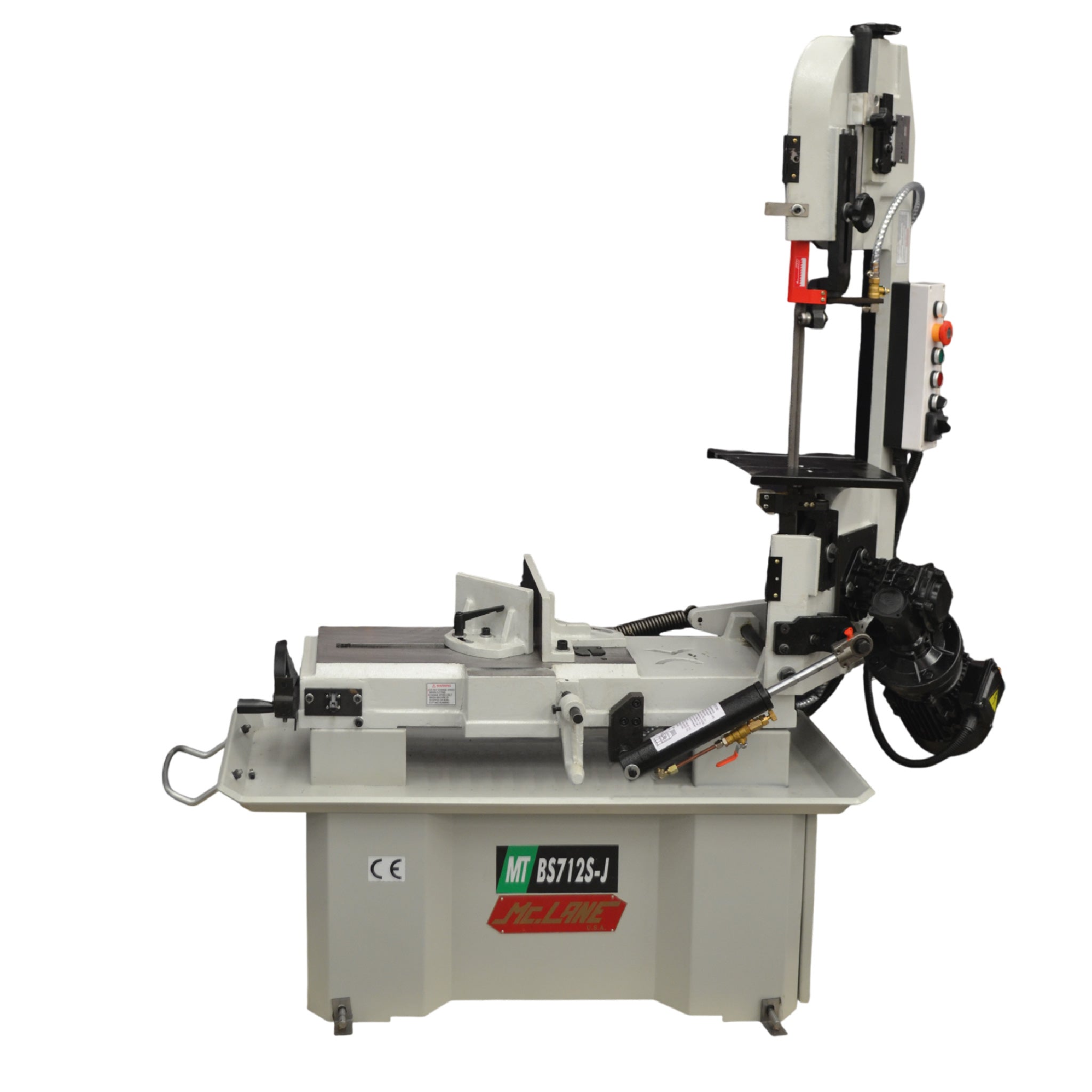 Sierra cinta industrial multimaterial de doble velocidad | CARGA MC LANE