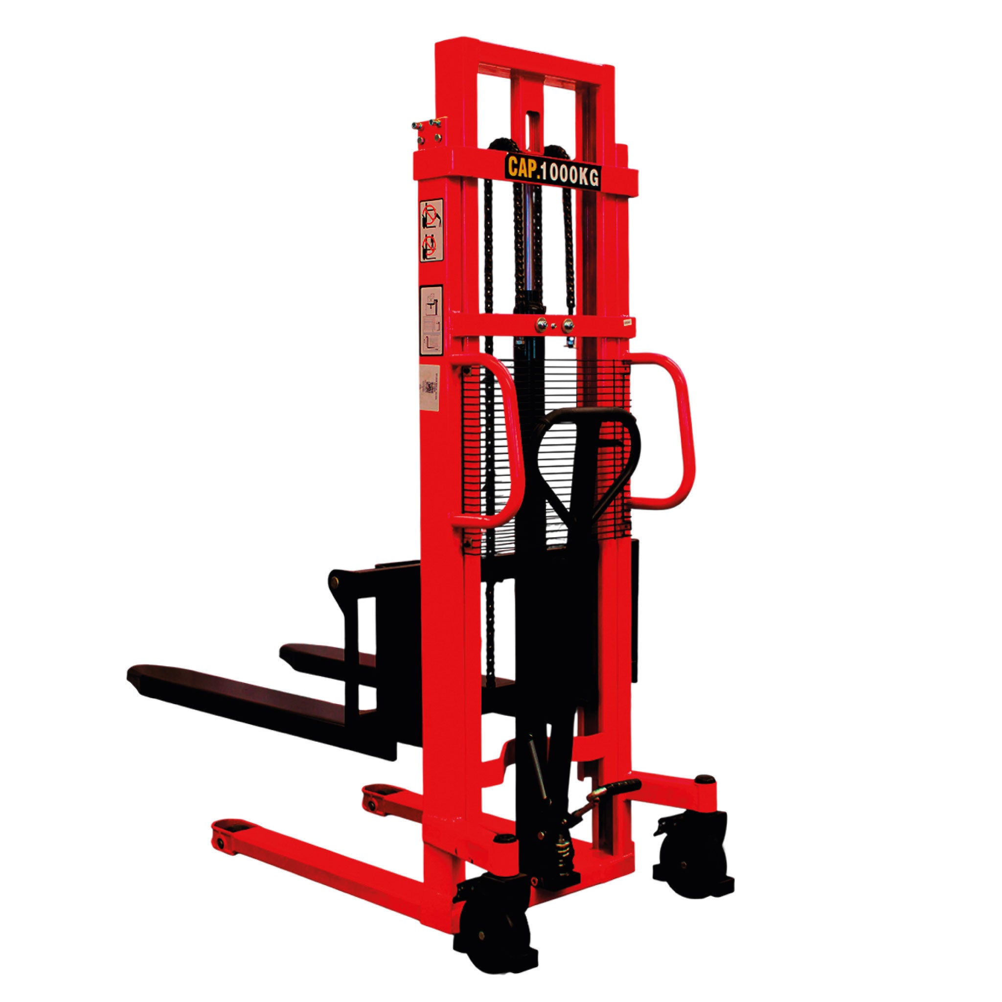 Set logístico de apilador manual y mesa elevadora | Carga de 1 tonelada y 227 kg | CARGA MC LANE