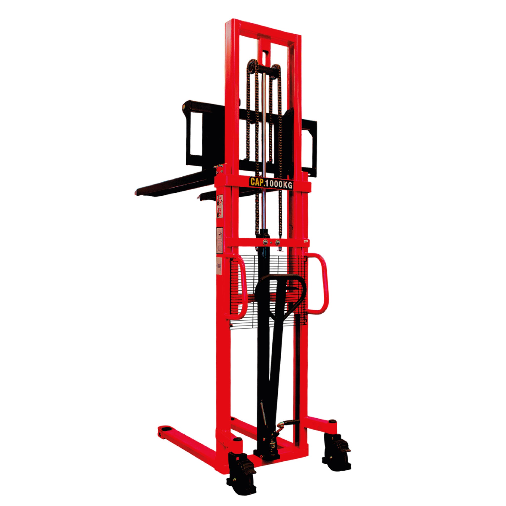 Set logístico de apilador manual y mesa elevadora | Carga de 1 tonelada y 227 kg | CARGA MC LANE