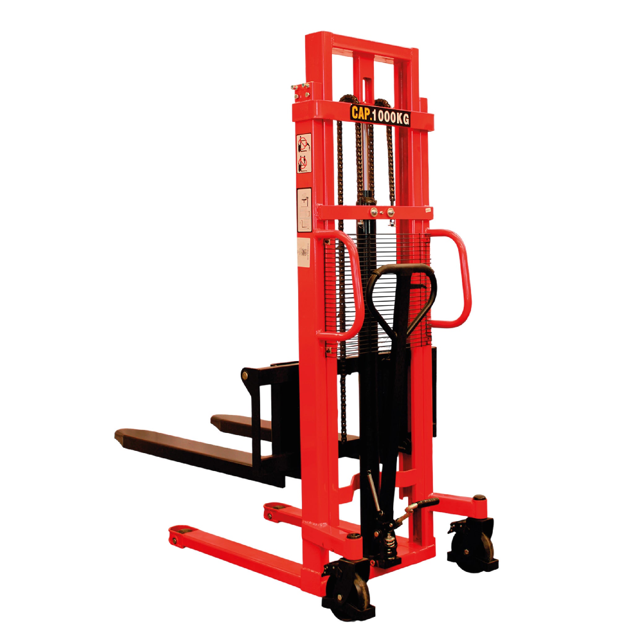 Set logístico de apilador manual y mesa elevadora | Carga de 1.5 toneladas y 150 kg | CARGA MC LANE