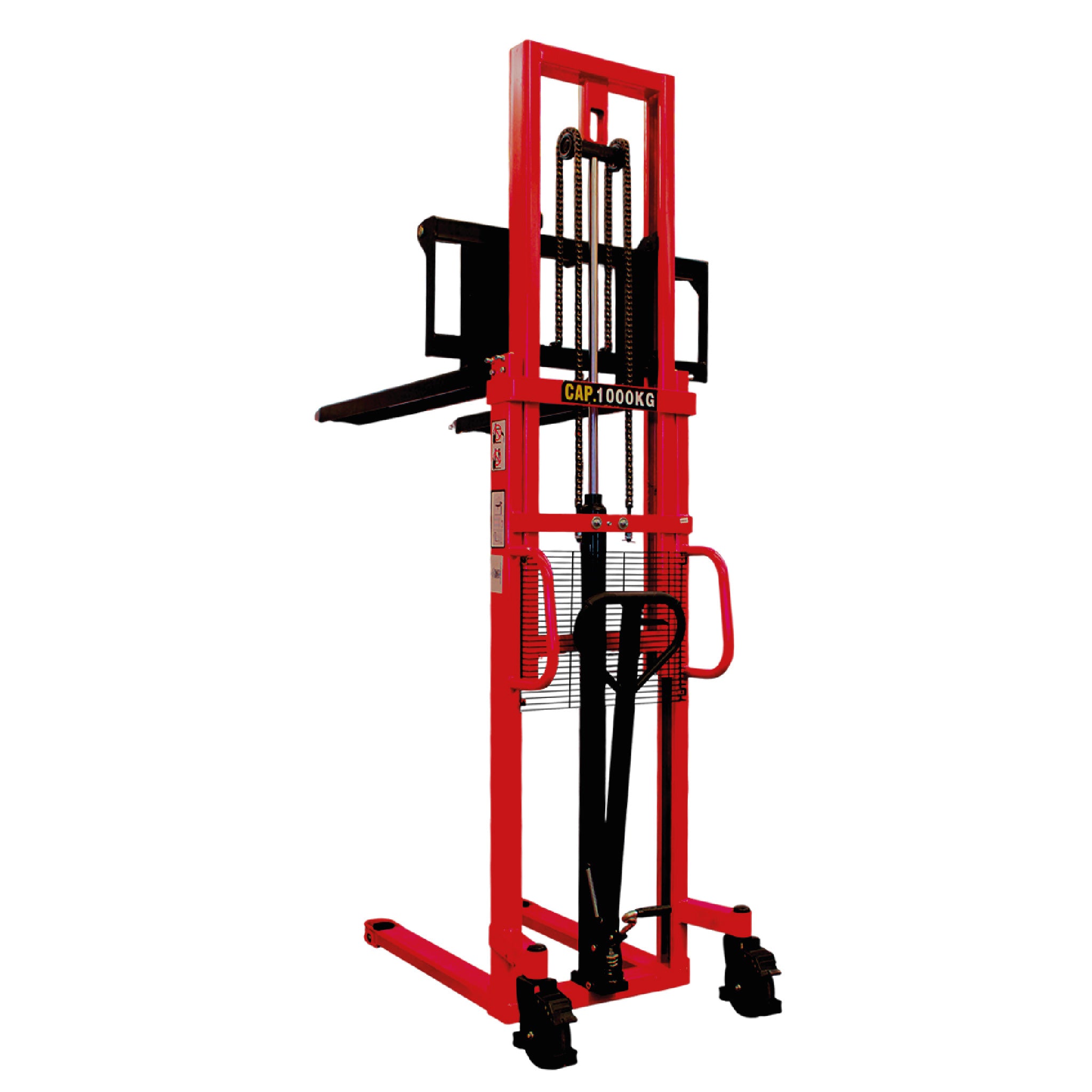 Set logístico de apilador manual y mesa elevadora | Carga de 1.5 toneladas y 150 kg | CARGA MC LANE