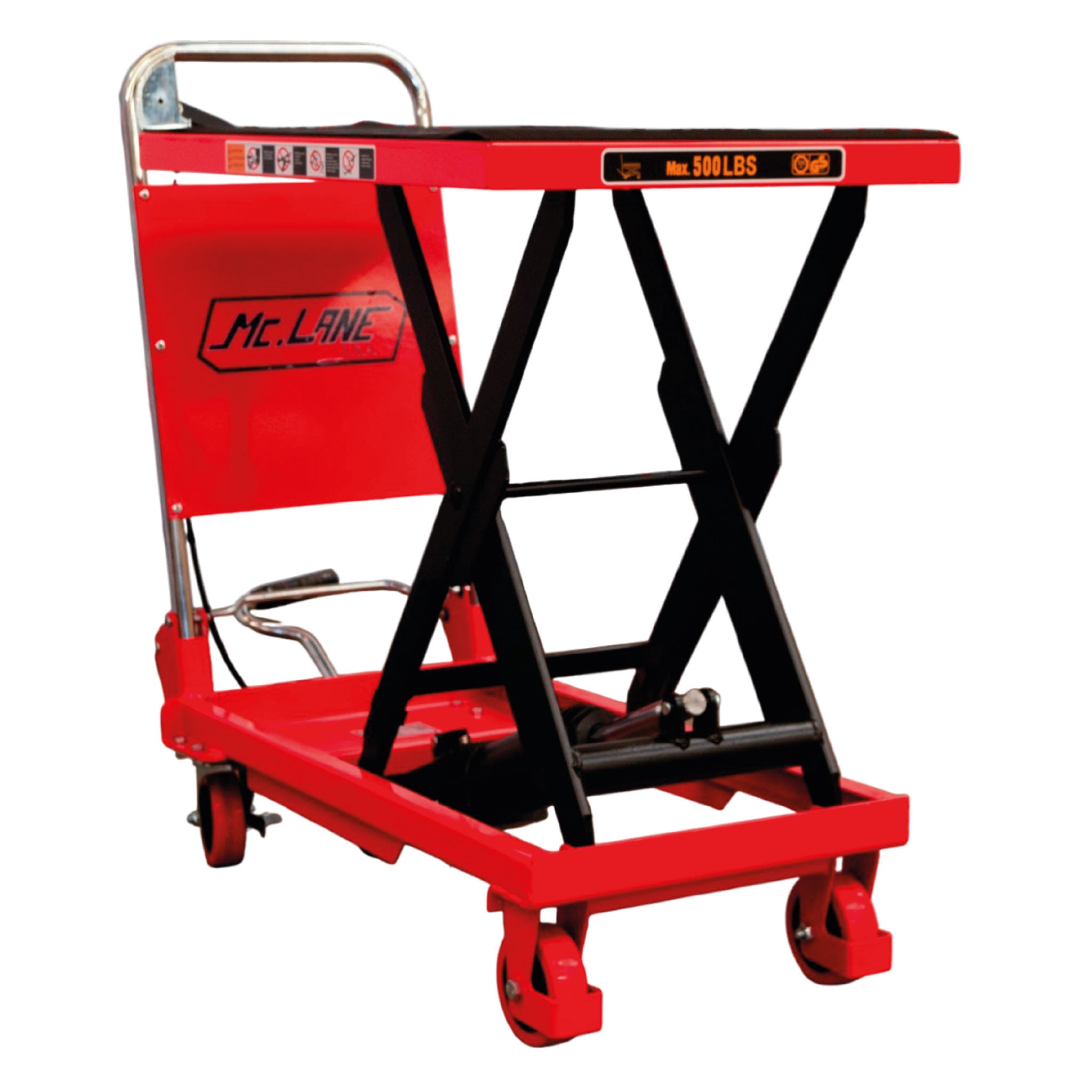 Set logístico de apilador manual y mesa elevadora | Carga de 1 tonelada y 227 kg | CARGA MC LANE
