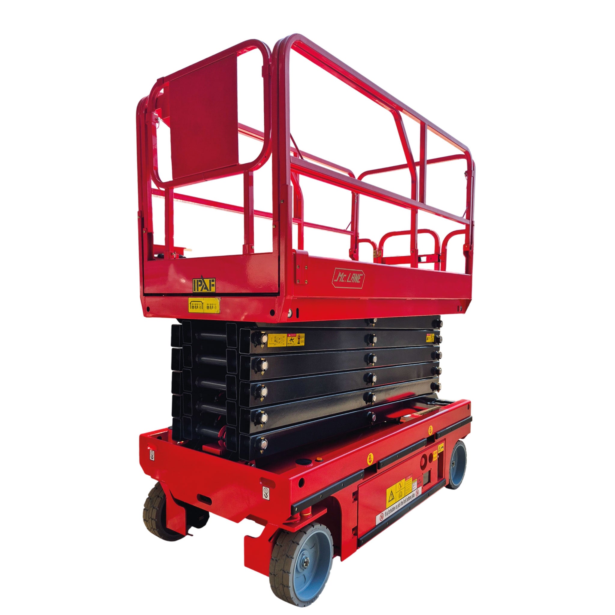 Plataforma de tijera eléctrica | Capacidad de carga de 300 Kg | Altura máx 10 m | CARGA MC LANE