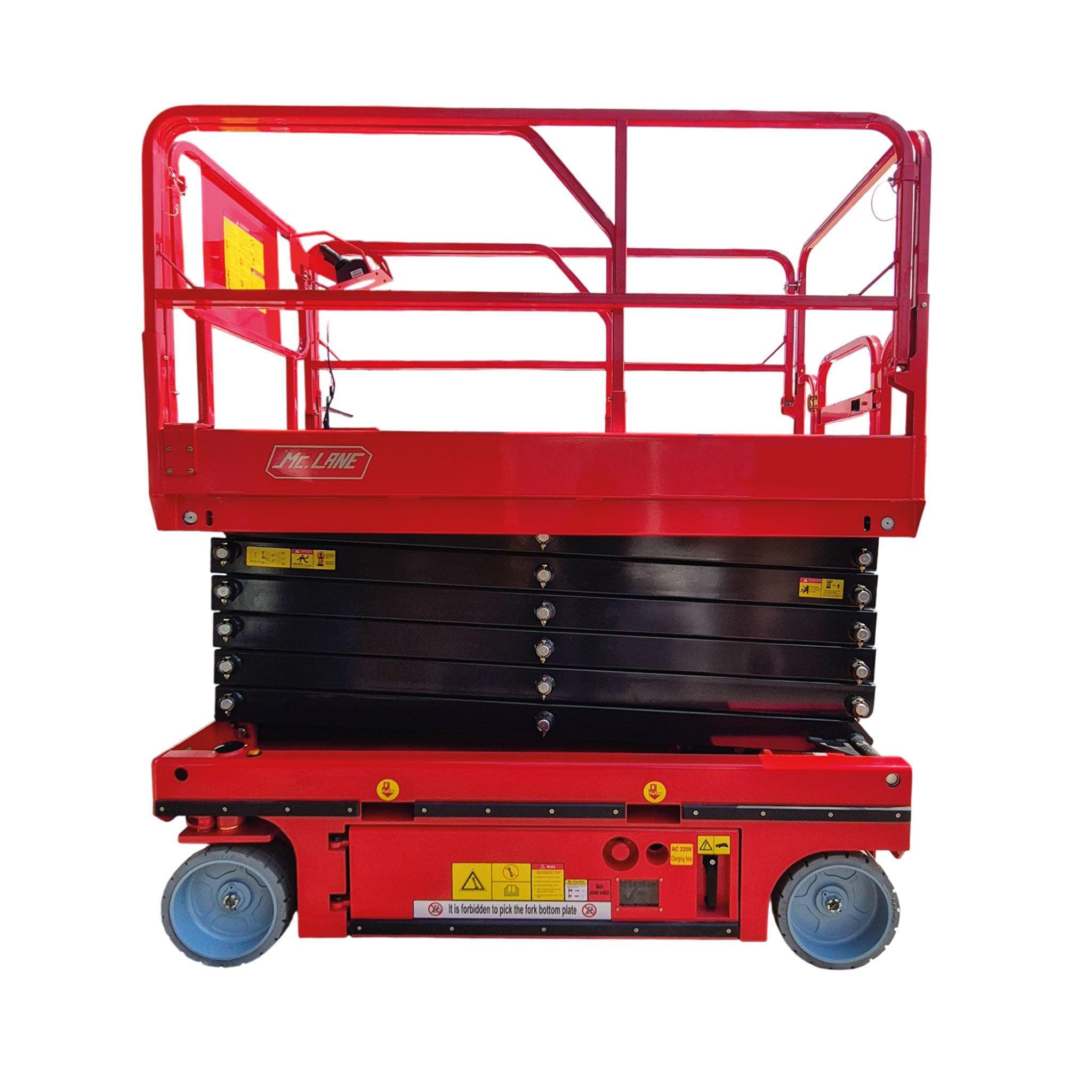 Plataforma de tijera eléctrica | Capacidad de carga de 300 Kg | Altura máx 10 m | CARGA MC LANE