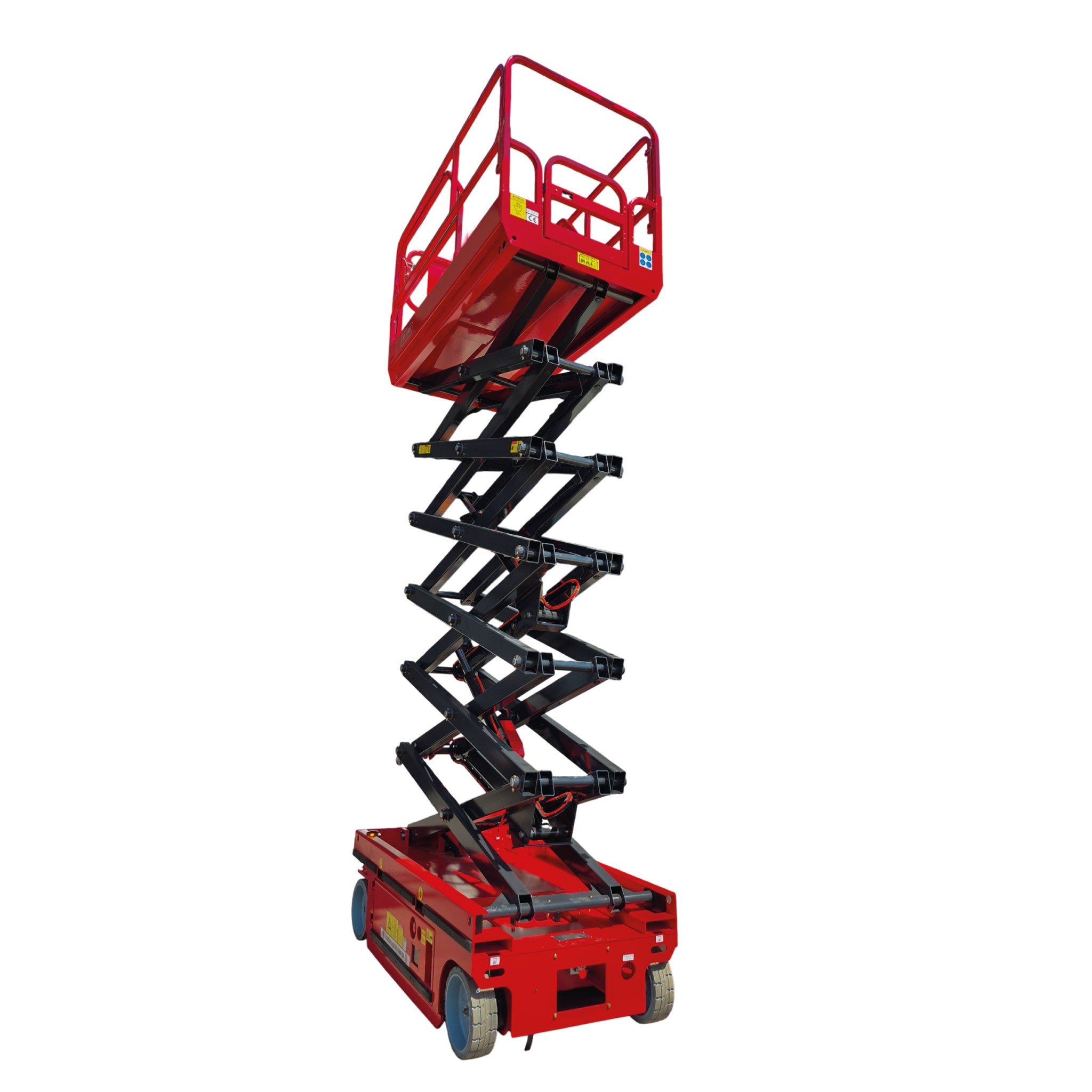 Plataforma de tijera eléctrica | Capacidad de carga de 300 Kg | Altura máx 10 m | CARGA MC LANE
