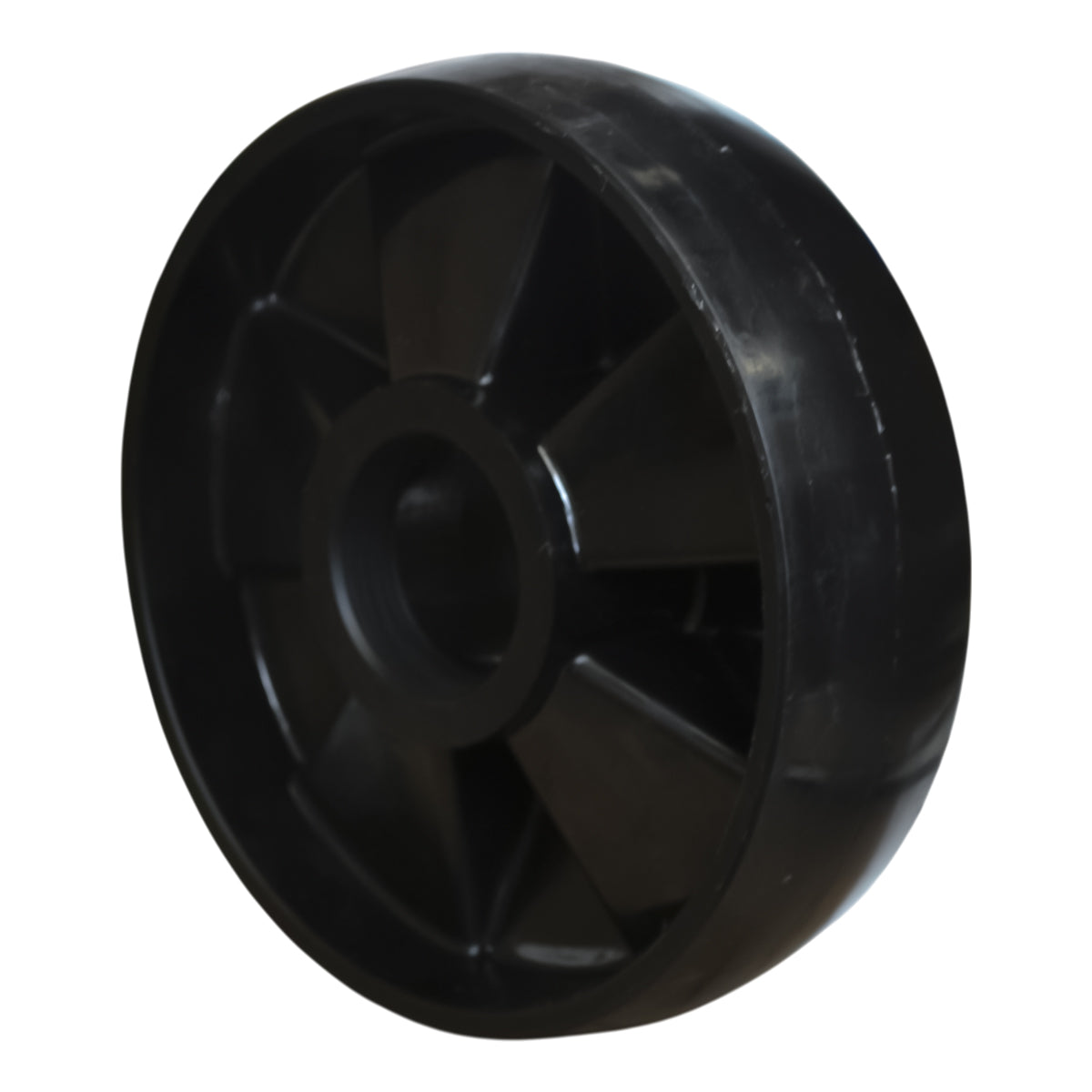 Juego de 2 Llantas Negra de Nylon 180x50 para Patín Hidráulico – Alta Precisión y Durabilidad Industrial